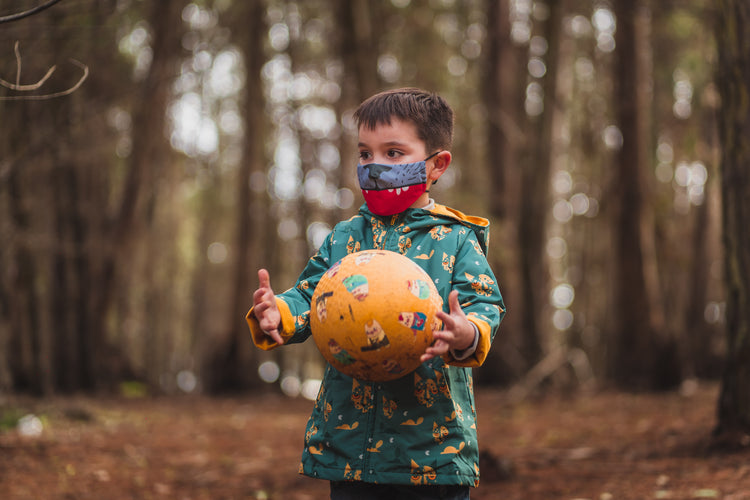 Cubrebocas antifluídos para niños