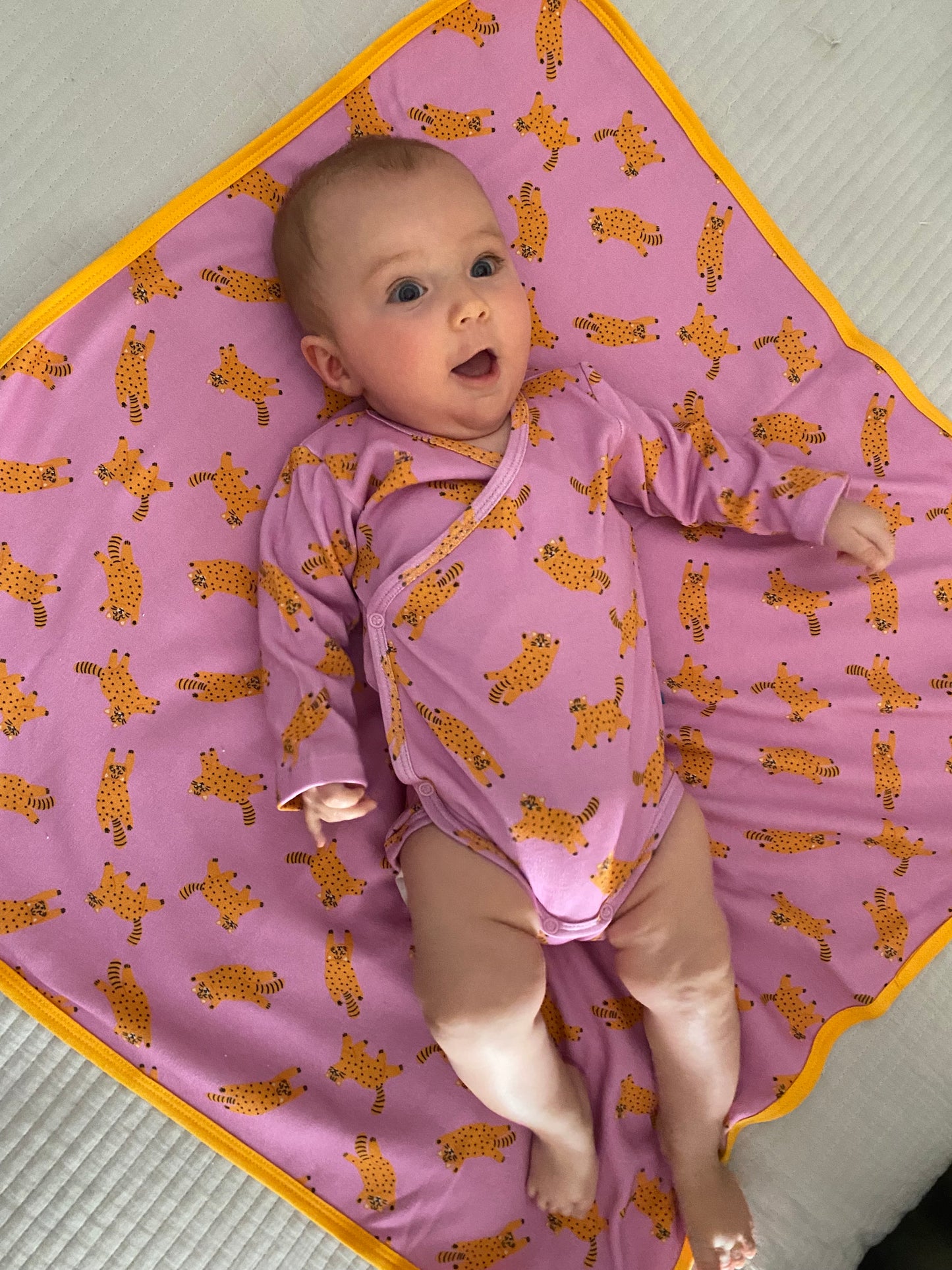 Manta algodón doble gato huiña