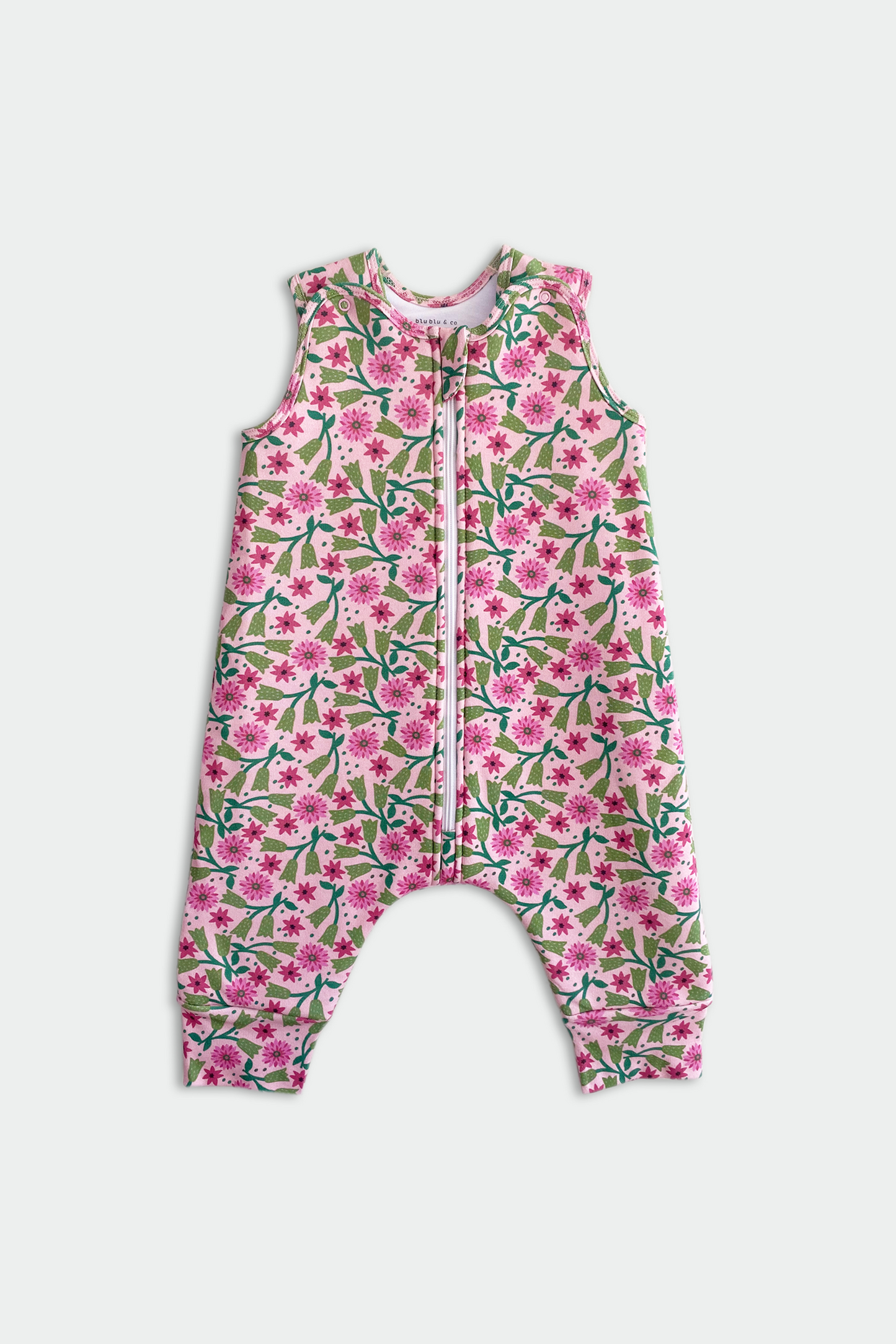 Saco de dormir franela copihue en flor - 12 a 36 meses - tog 1.5