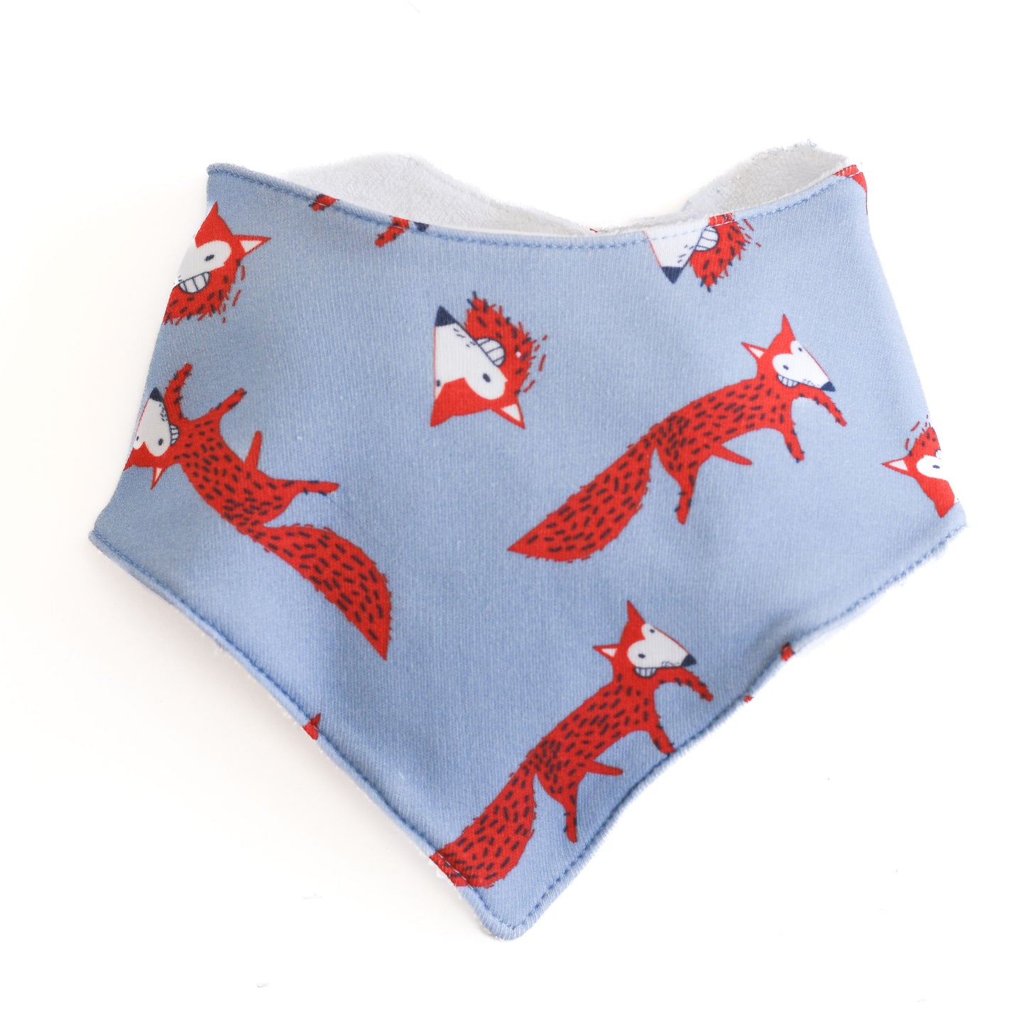 Bandana algodón zorrito de darwin azul