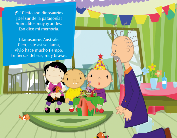 Cuento en rimas - Cleo en la Patagania de los Dinosarios