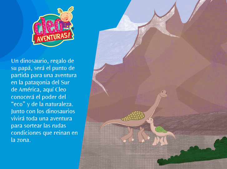 Cuento en rimas - Cleo en la Patagania de los Dinosarios