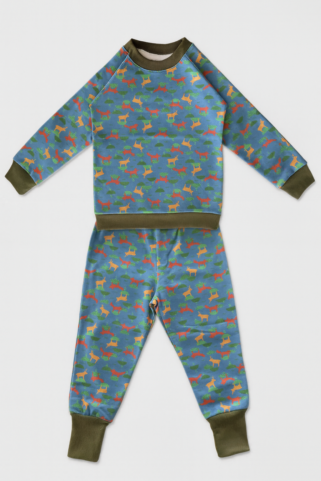 Pijama franela algodón guardianes del bosque