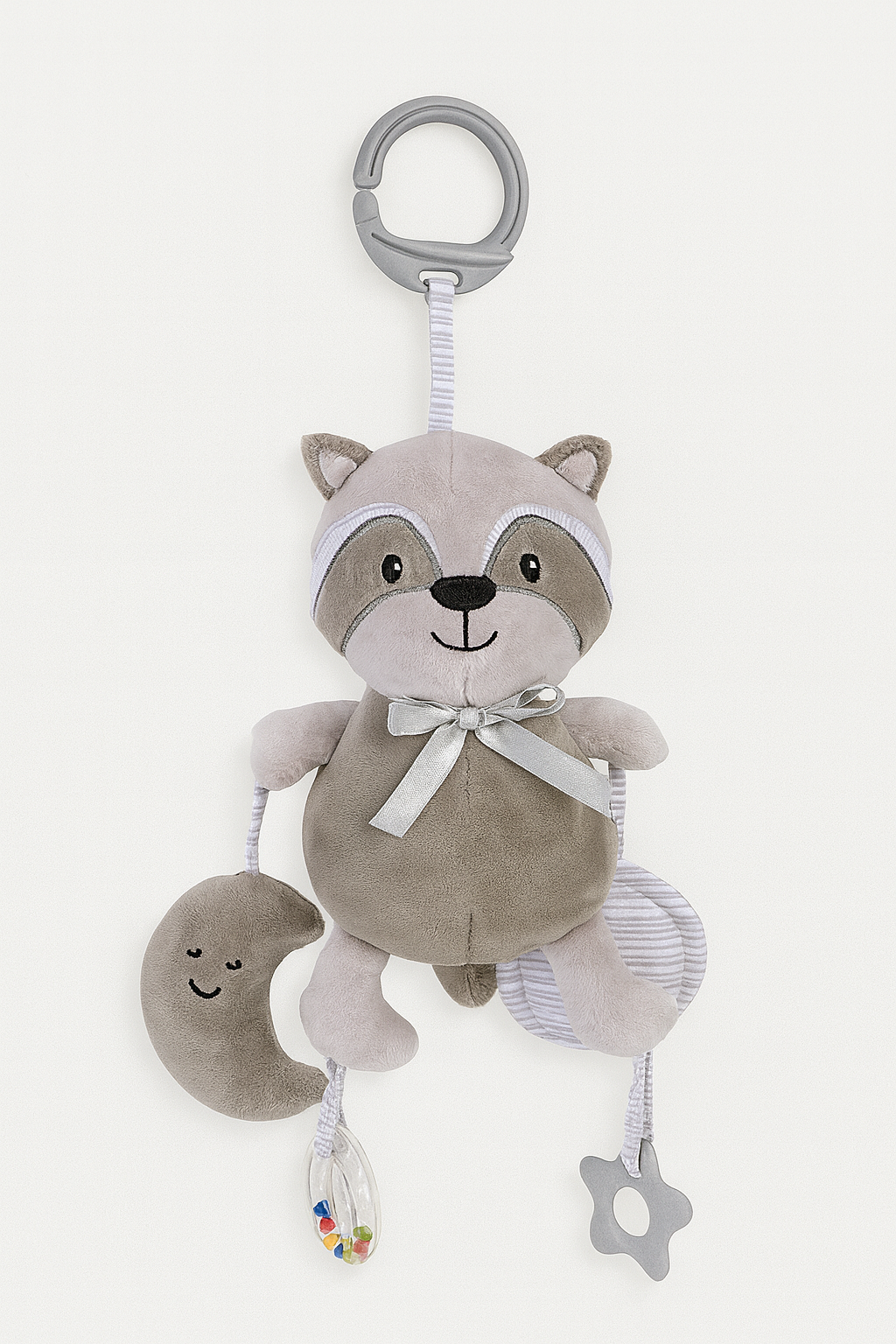 Sonajero mapache de peluche Cleo Aventuras