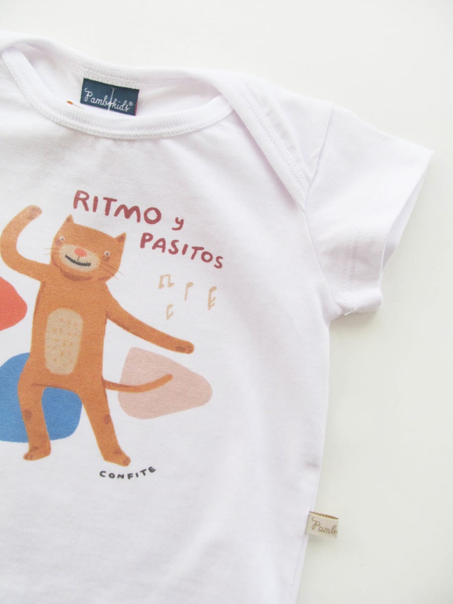 Body algodón bigotes