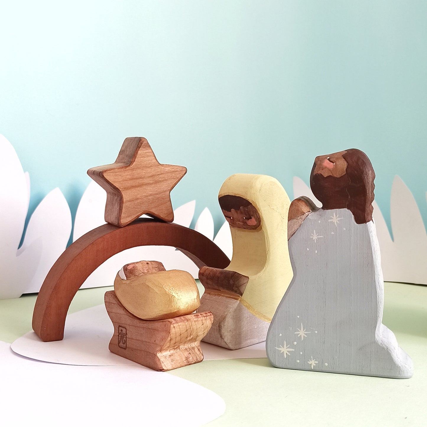 Pesebre de madera: El Nido de la Estrella