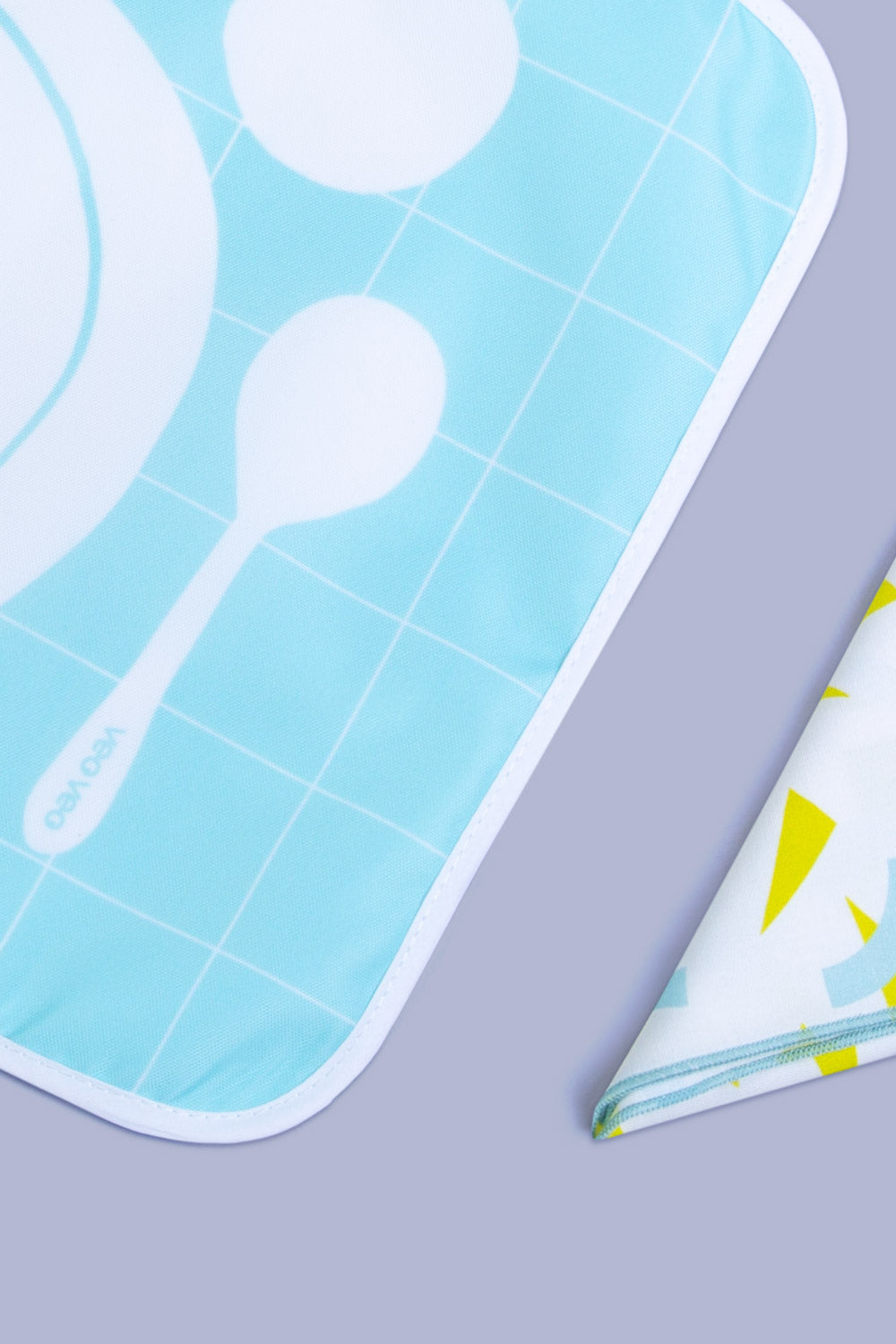 Eco Friendly Individual comida celeste cuadros + servilleta (5973720596677)