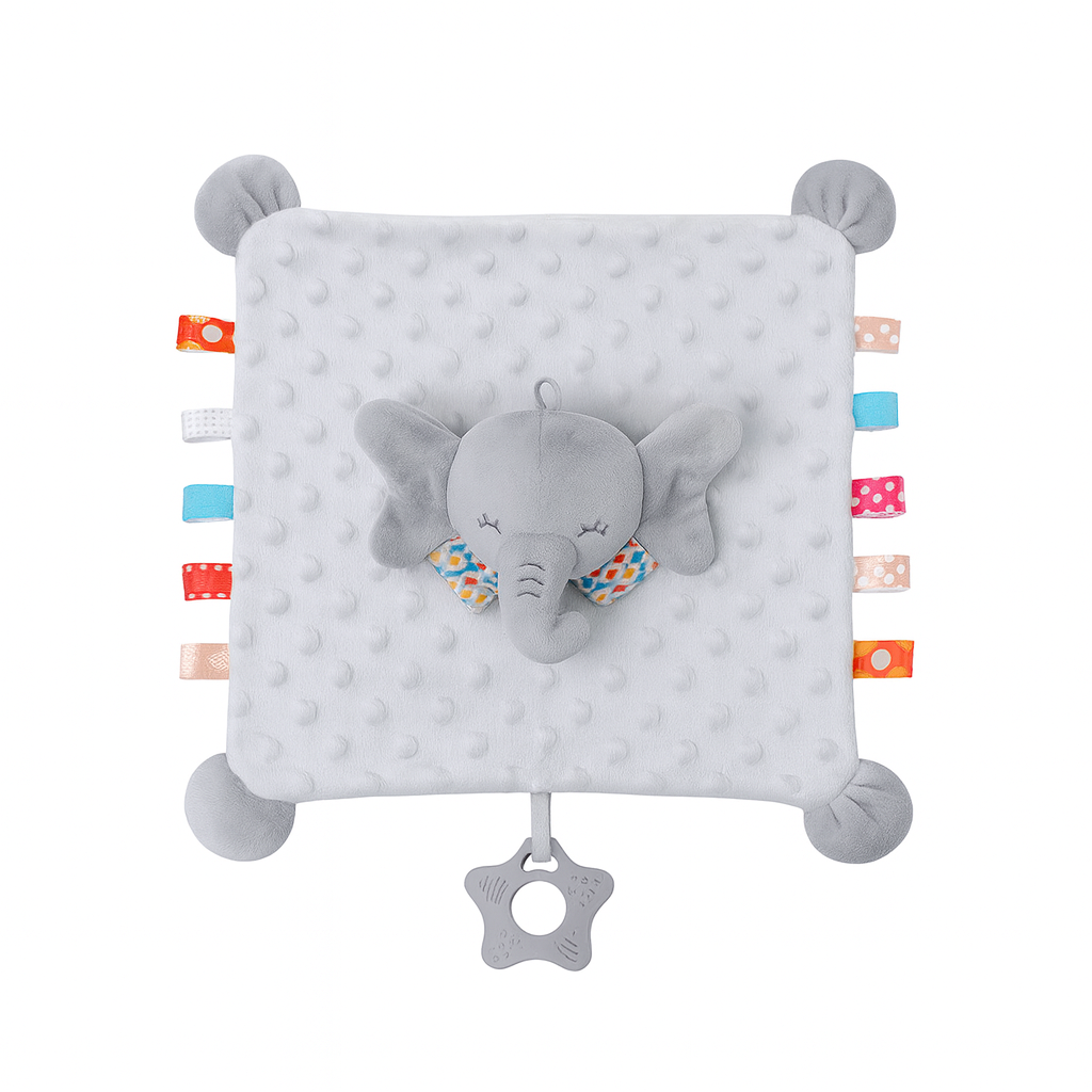 Tutito Sonajero de peluche Elefante - Cleo Aventuras