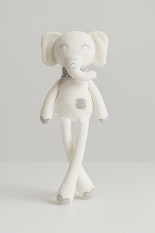 Peluche Elefante blanco Cleo Aventuras
