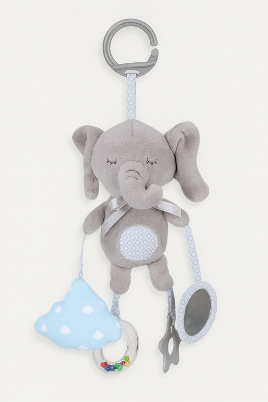 Sonajero Elefante de peluche Cleo Aventuras