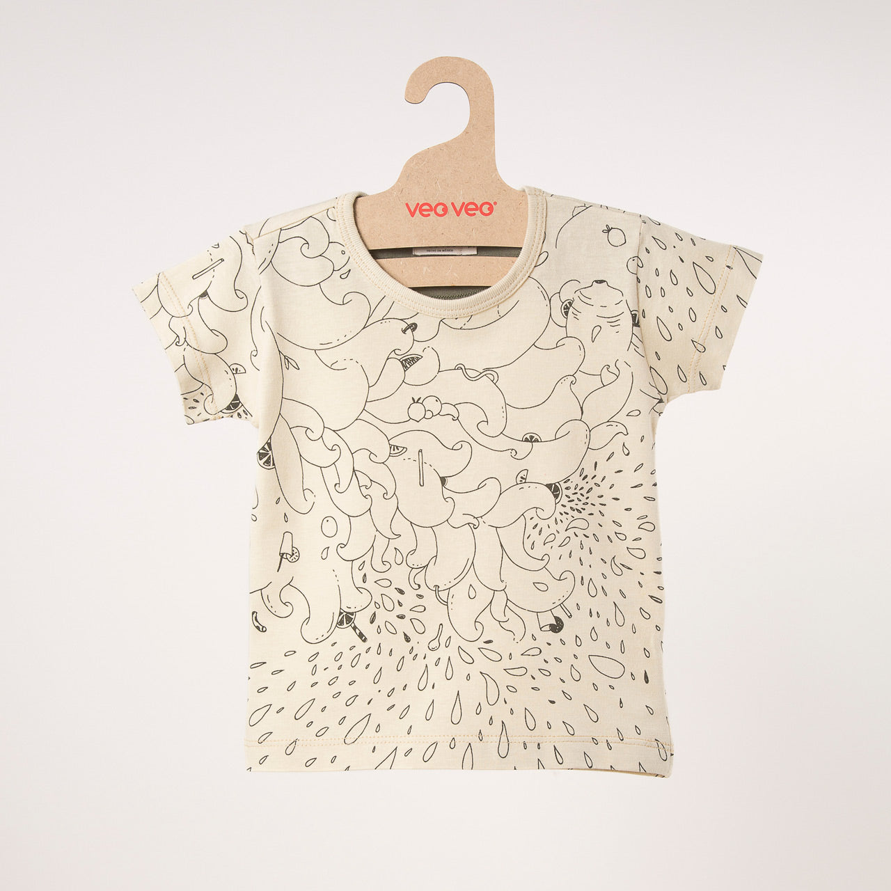 Polera limonada beige