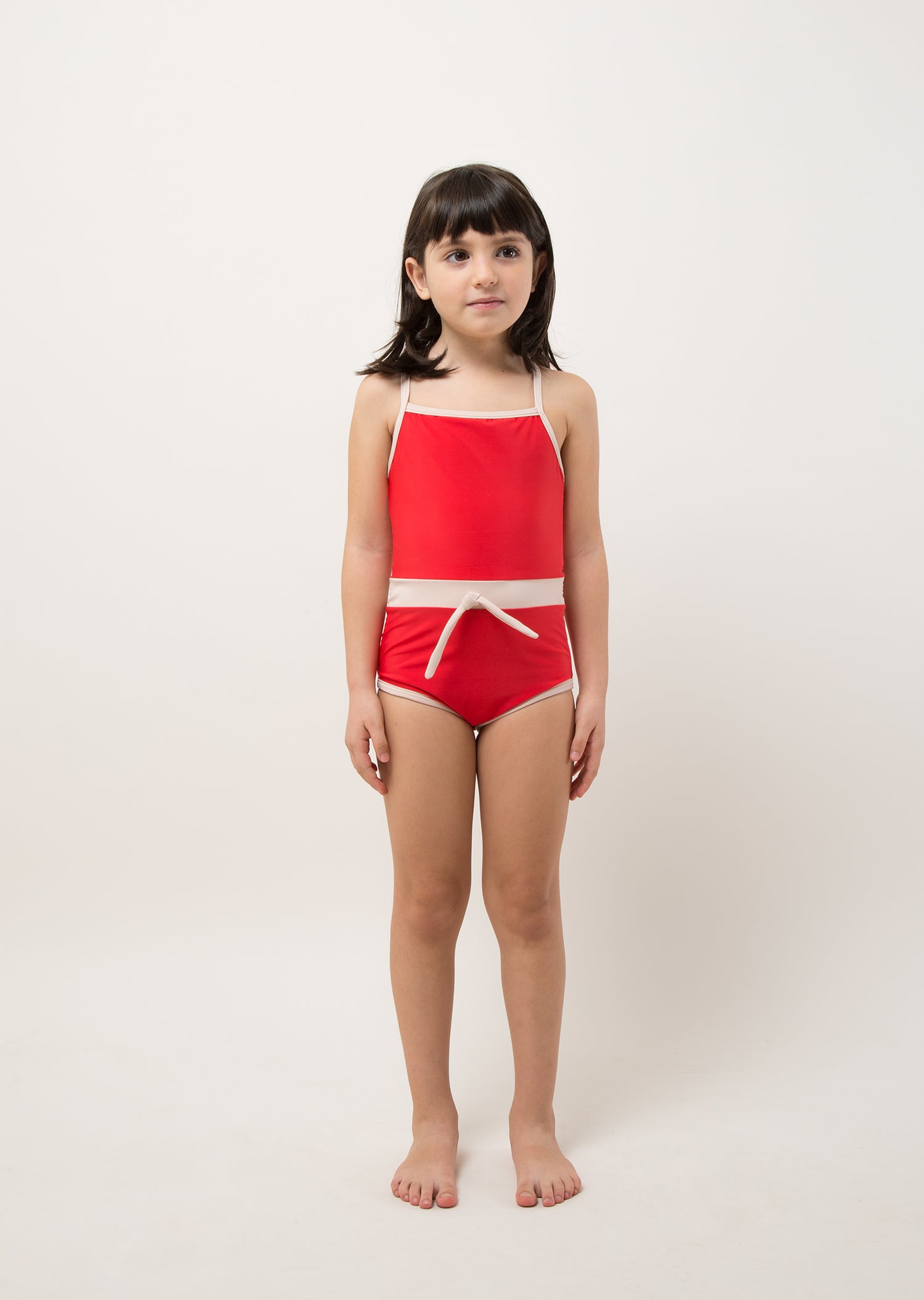 Eco Friendly RETRO RED ONE PIECE + BAG (4430479818827)